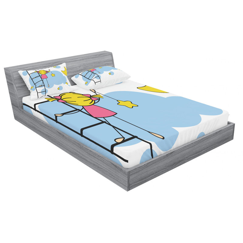 Microfiber Sheet Set, Full Sheet Set + Fitted Sheet + 2 Pillowcases