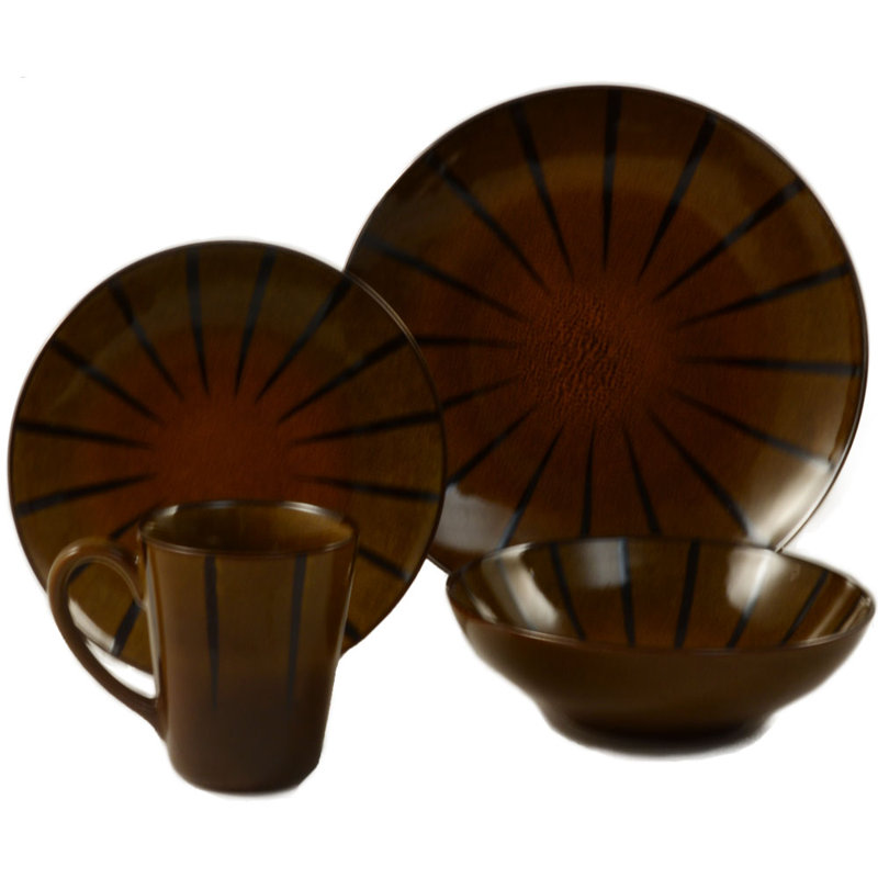 Service de vaisselle en porcelaine CAC China Uxmal - Service pour 4