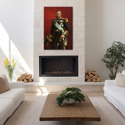 1890S Portrait Of King George V Of England And The United Kingdom Looking At Camera Married To Queen Mary Classic Retro Vintage Portrait Wall Art