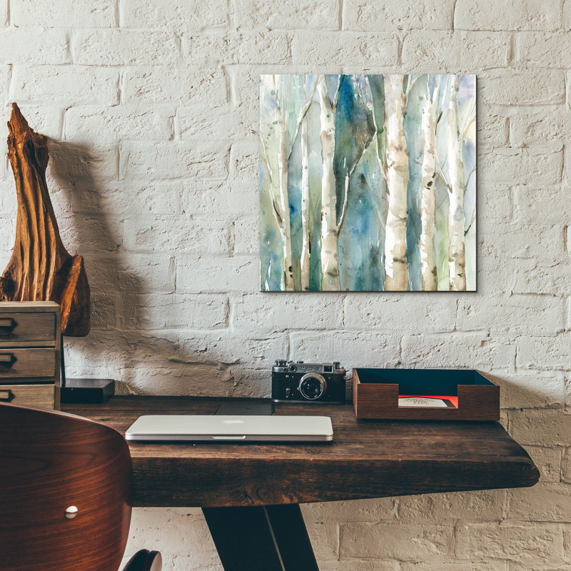 «River Birch» par Carol Robinson, H 12 po x l 12 po x P 0,13 po