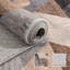 Tapis antidérapant lavable à motif géométrique abstrait