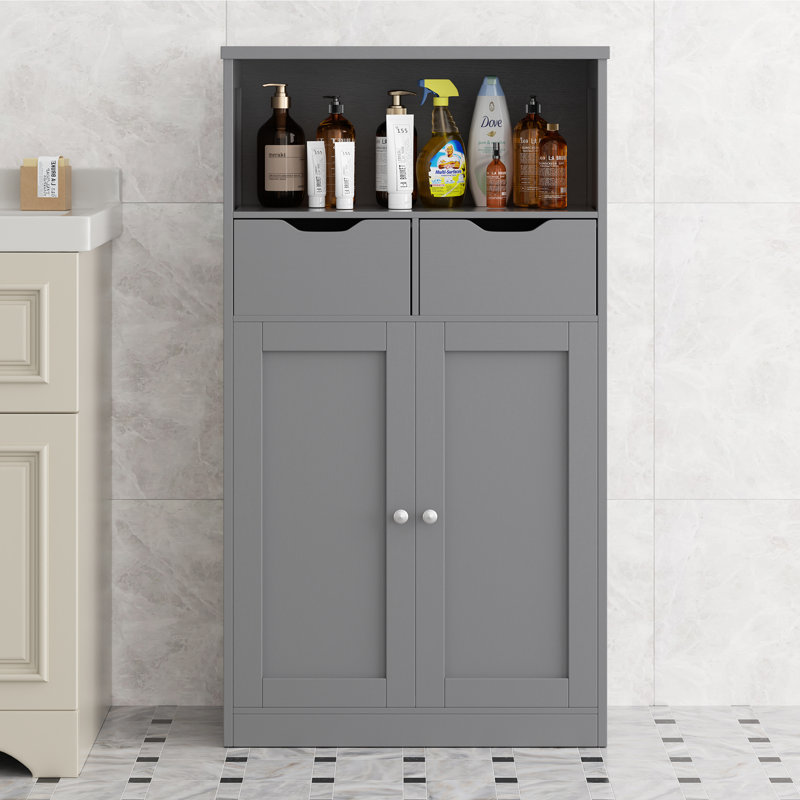 Armoire de salle de bain Menik, Gris