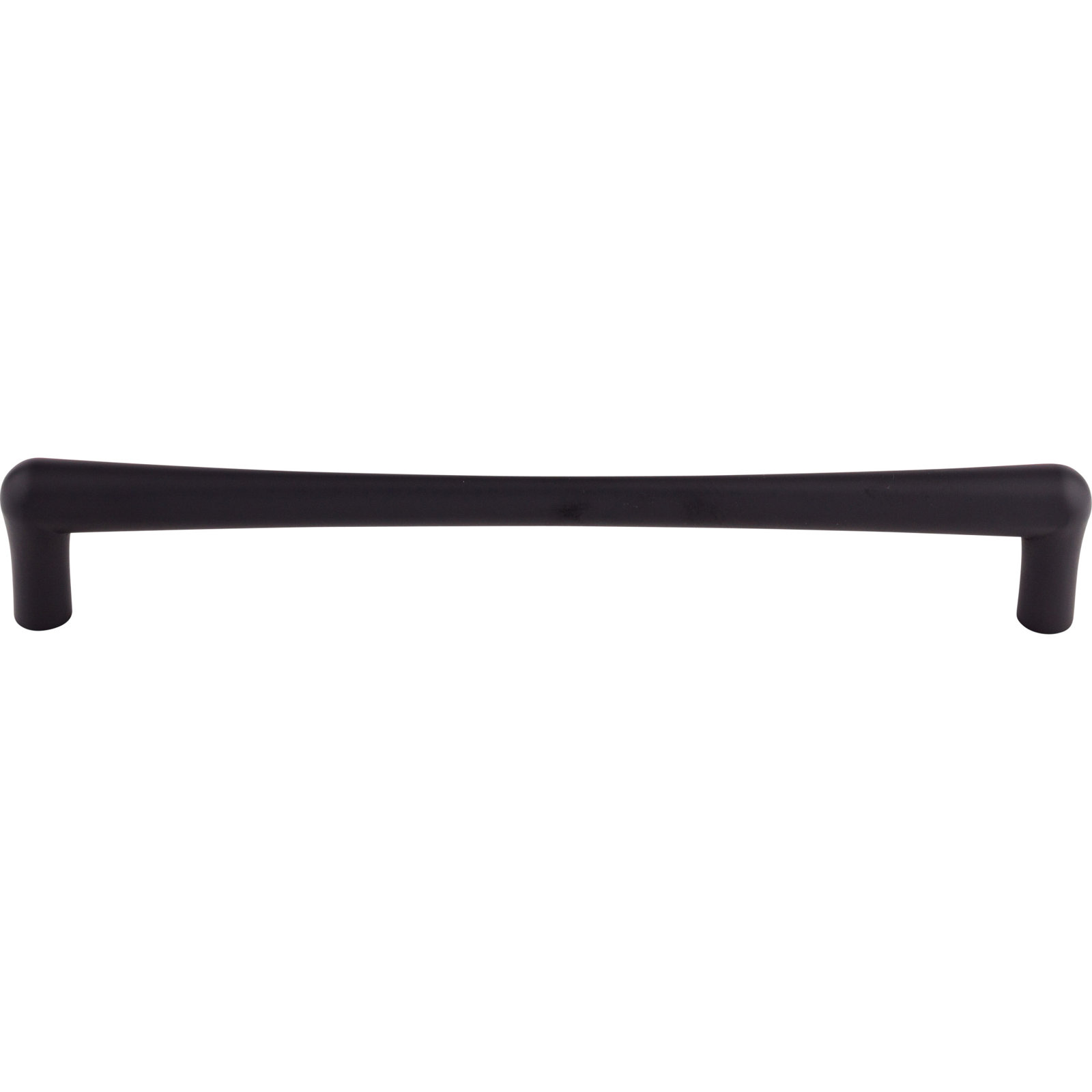 Brookline Bar Cabinet Pull, Flat Black, 12" Center to Center