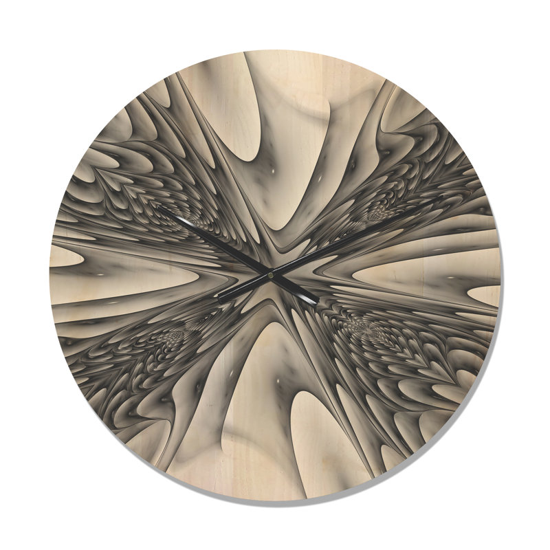 Horloge murale Fractal, Moyen