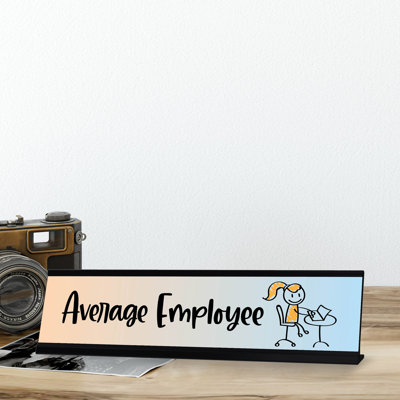 Enseigne de bureau moyenne pour employé