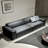 Black Genuine Leather Modular Sofa cushion couch-929281499-929281492