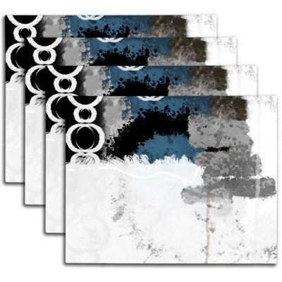 Napperon abstrait en polyester