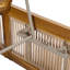 Chaise longue d'extérieur moderne en bois d'acacia Blyden avec dossier réglable à 3 positions pour patio, piscine et jardin