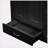 36" Black Bathroom Vanity with Ceramic Sink Combo