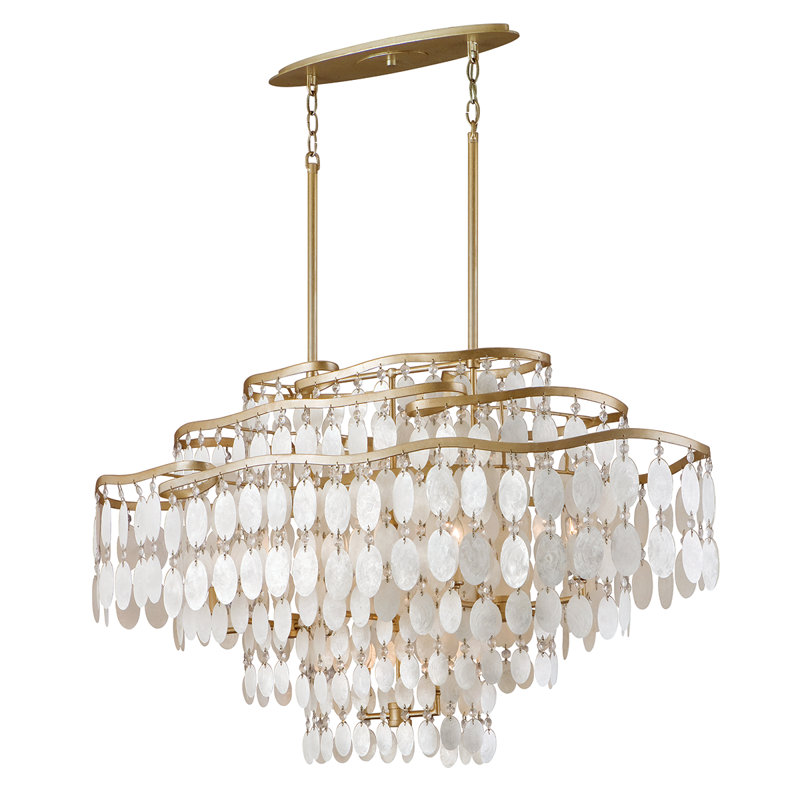 Lustre pour îlot de cuisine 12 lumières Dolce