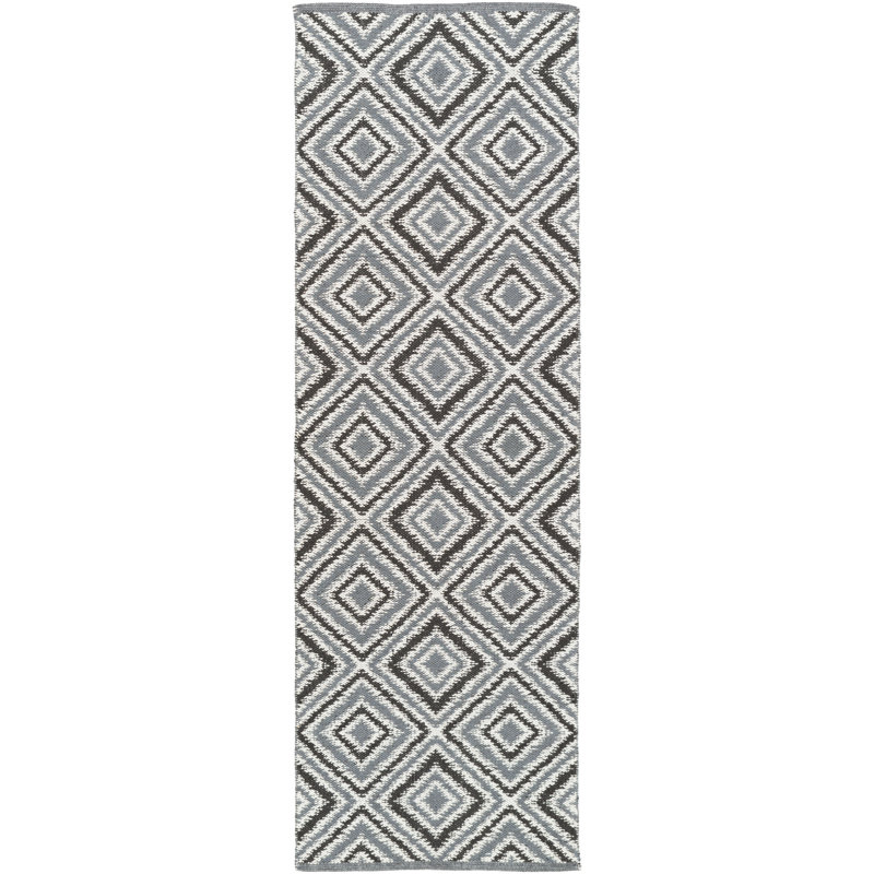Halycon Wool Geometric Indoor Rug, Runner 2'6" x 8'