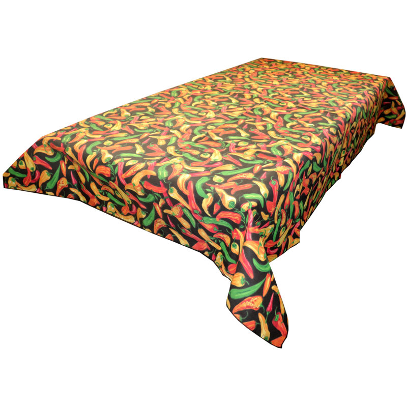 Chili Peppers Print Tablecloths, 144" L x 12" W