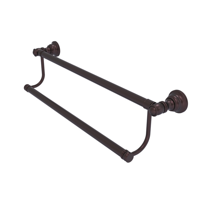 Barre à serviettes murale double 20 "Freyja, Bronze antique
