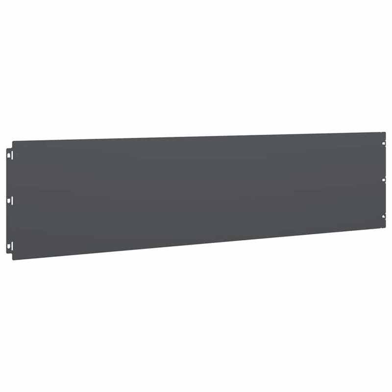 Lawn Edgings 10 Pcs Cold-Rolled Steel, Anthracite, 25cm H x 103cm W x 0.05cm D
