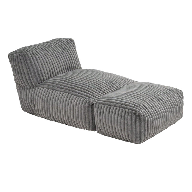 Bean Bag Chair, Light Gray