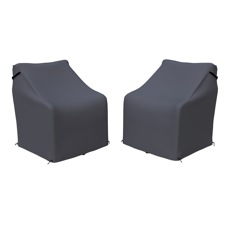 Rocking Swivel All-Weather Rattan Patio Chair Covers