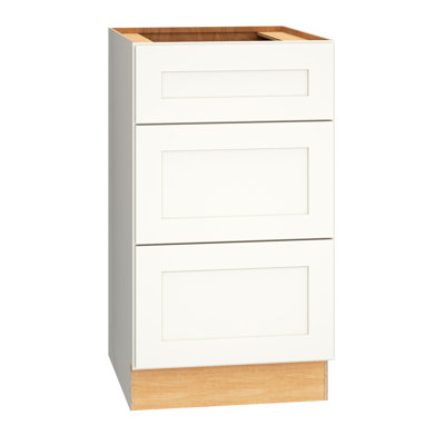 Base de meuble-lavabo standard à 3 tiroirs l 18 po x H 32 po x P 21 po Dwelling Livingston