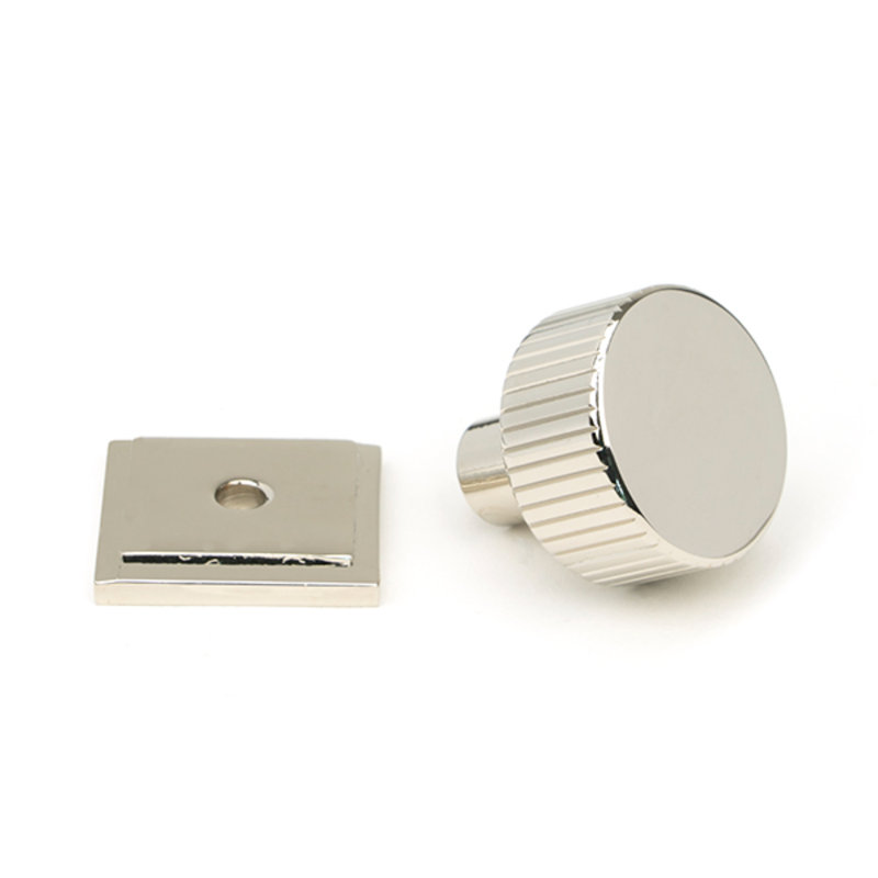 Matt Black Judd Cabinet Knob - 32Mm (Plain), 2.5 cm, Polished Nickel
