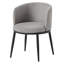 Chaise de salle à manger en tissu avec pieds en fer Swayzee-2065416100