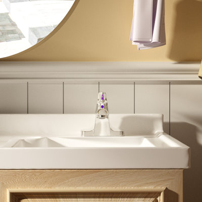Robinet de salle de bain à ensemble central avec bonde