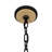 Suratto Pendant - 30"W x 23.25"H - Matte Black/Honey Blonde-394737242
