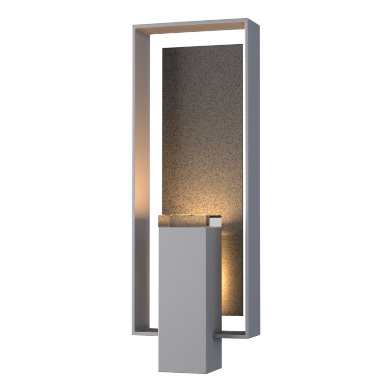 Shadow Box Aluminum Wall Light, Natural Iron, Slate, Yes
