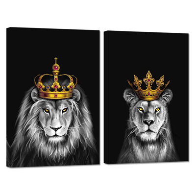 2 Piece Wrapped Canvas Wall Art