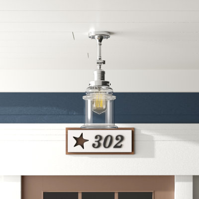 Plafonnier semi-encastré 1 lumière 6 po Alexandira