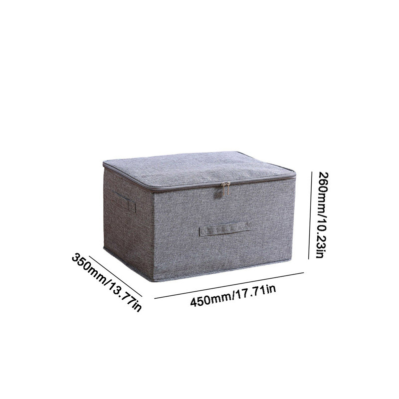  Foldable Storage Bins with Lids, Large Closet Organizers and Storage, Clothes Storage Boxes Moving Packing Bags, Storage Basket Containers for Blanket, Comforter, Pillow, Bedding