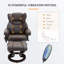 Fauteuil inclinable avec repose-pieds
