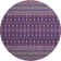 Premium Machine Washable Prisco Purple Rug
