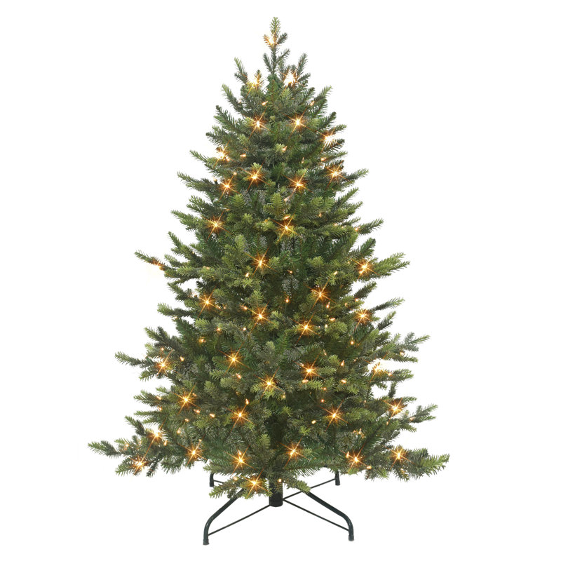 4.5' Lighted Artificial Fir Christmas Tree