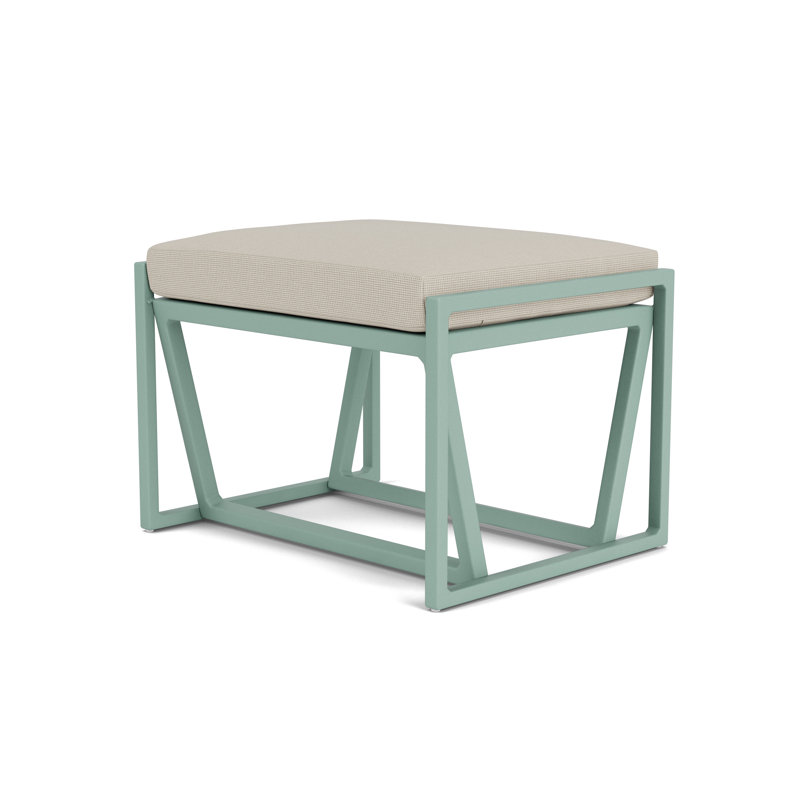 Summit Outdoor Ottoman, Sea Glass, Fife Fog
