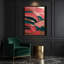 «Abstract Landscape 99», art mural sur toile brune-915597792