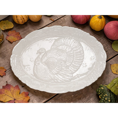 Plateau en porcelaine Cosmos