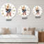 Elementary Shapes In Terracotta Tones I - Horloge murale moderne-60327624
