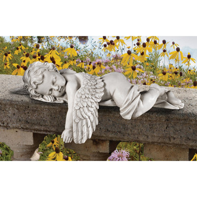 Sleepy Time Baby Angel Statue