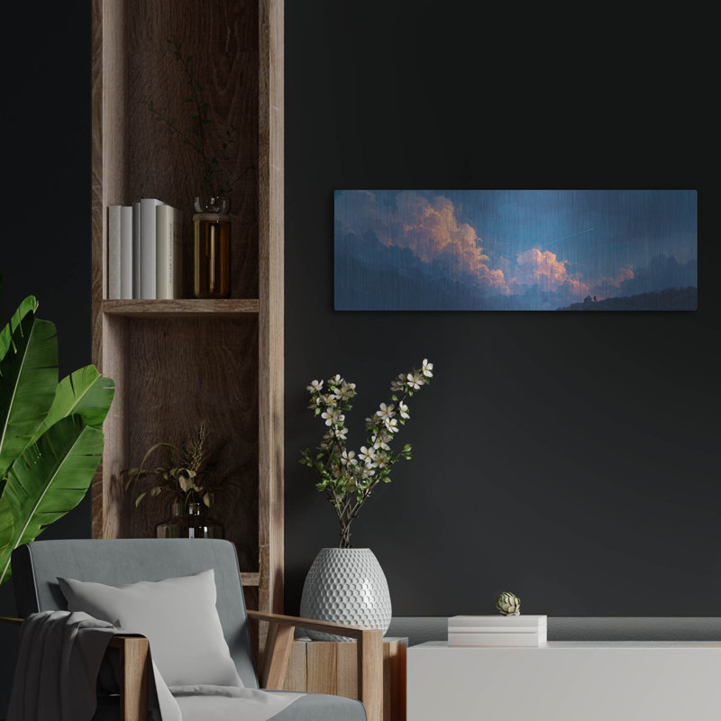  «Make A Wish Panorama» par Ann Klee, art mural en métal, 36 po x 12 po