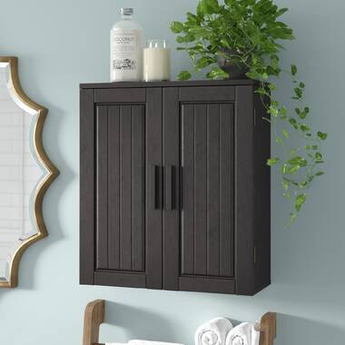 Halifax North America Narrow 55.75 High Bathroom Cabinet with 3 Drawers and 2 Tier Shelf | Mathis Home