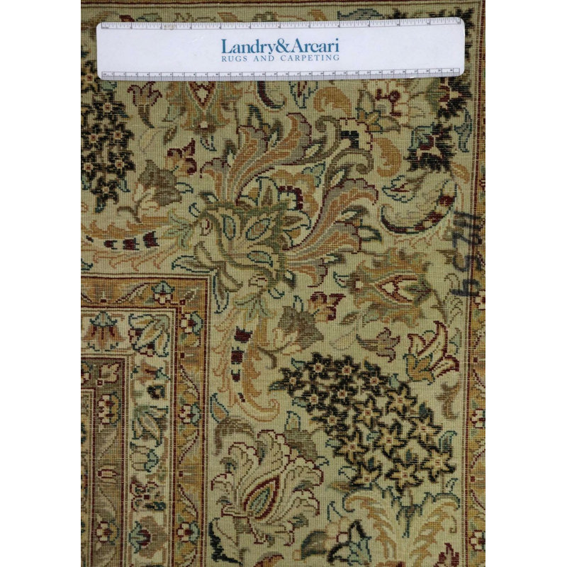 Tapis noir / ivoire / gris 9 pi 11 po x 14 pi Amoghli One-of-a-Kind
