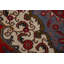 Tapis unique en laine rouge / beige 9 pi 9 po x 16 pi 8 po années 1970 Kleinschmidt