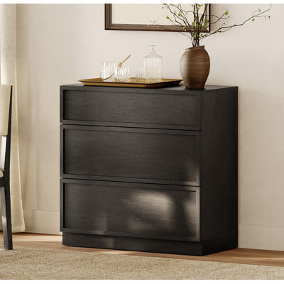31.5" Modern Sideboard Buffet Cabinet with 3 Drawers, Multifunctional Sideboard with Large Storage and Adjustable Shelf