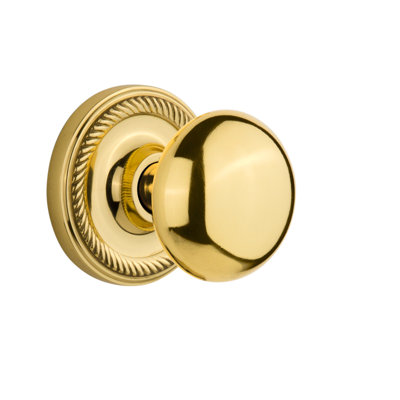 Bouton de porte mortaise intérieur new york avec rosette Rope