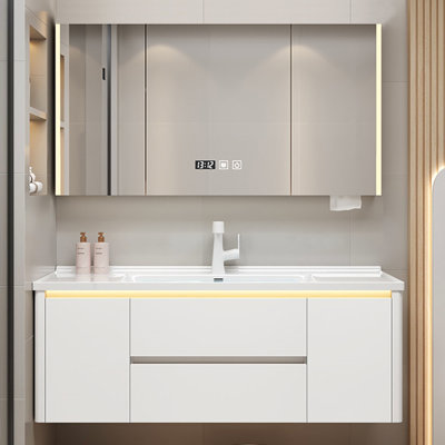 Nordic style simple bathroom cabinet