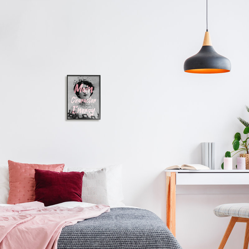 Giclée, art texturé par Daphne Polselli, Giclée encadrée noir minuit, H 14 po x l 11 po x P 1,5 po