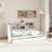 Wood  Platform Bed With Storage Headboard, Shelves And 2 Drawers,-1768264094-1768264095