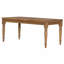 4 Piece Sofa Seating Group with Cushions, Outdoor Acacia Wood Patio Seating Group,Natural+Beige