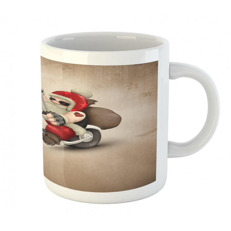 Grande tasse à café rock grunge