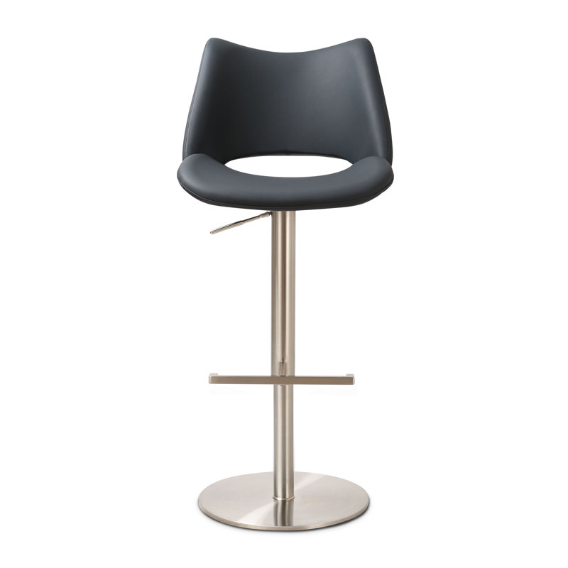 Tabouret de comptoir pivotant réglable en hauteur Sola, Marine
