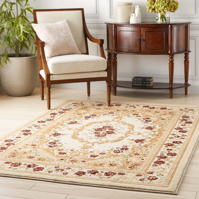 Tapis oriental ivoire Lara